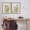 Stupell Industries Vintage Leaves & Bloom 2 pc Framed Giclee Wall Art Set Design by Lanie Loreth